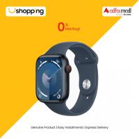 Apple Watch Series 9 Midnight Aluminum Case With Sport Band GPS 41 mm Storm Blue - On Installments - ISPK-0108