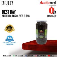 Best Day Sliced Black Olives 2.5kg | Available on Installments l ESAJEE'S
