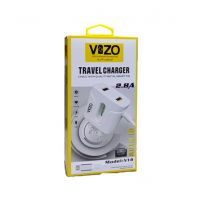 Vizo V14 Fast Charger With Antigate Light - White - NON installments - ISPK-0179