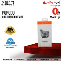 Porodo Car CHarger FMBT l Available on Installments l ESAJEE'S