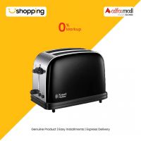 Russell Hobbs Colours Plus 2 Slice Toaster (RU-23334)-Black - On Installments - ISPK-0106