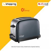 Russell Hobbs Colours Plus 2 Slice Toaster (RU-23334)-Grey - On Installments - ISPK-0106