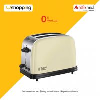 Russell Hobbs Colours Plus 2 Slice Toaster (RU-23334)-Cream - On Installments - ISPK-0106