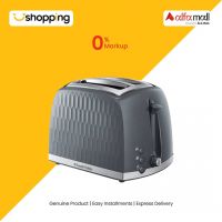 Russell Hobbs Honeycomb 2 Slice Toaster (RU-26060)-Grey - On Installments - ISPK-0106