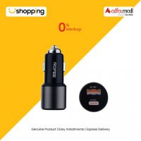 Rofee 65W Dual Port Smart and Fast Car Charger Black (RC-831) - On Installments - ISPK-0158