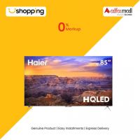 Haier 85 Inch 4K Google HQ LED TV (H85S5UX) - On Installments - ISPK-0191