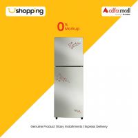 PEL Glass Door Freezer-on-Top Refrigerator 9 Cu Ft Pattern Mirror Red (PMR) (PRGD-2550) - On Installments - ISPK-0148