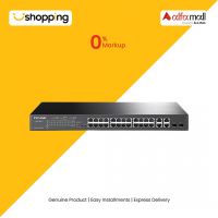 TP-Link 24-Port Gigabit Smart Switch with 2 SFP Slots T1500-28PCT(TL-SL2428P) - On Installments - ISPK-0189