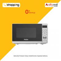 Haier Digital Solo Series Microwave Oven Silver 20 Ltr (HMW-DSS-20) - On Installments - ISPK-0191