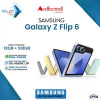 Samsung Galaxy Z Flip 6 12GB RAM 512GB Storage On Easy Installments with 1 Year Brand Warranty & PTA Approved by SALAMTEC & BEST PRICES