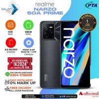 Realme Narzo A50 Prime 4gb 128gb on Easy installment with Official Warranty and Same Day Delivery In Karachi Only  SALAMTEC BEST PRICES