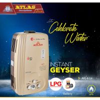 Atlas Instant Water / Instant Geyser  6 Liter LPG