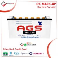 AGS SP-130 15Plates Without Acid (12V 85AH, 20HR) Other Bank