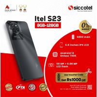 Itel S23 8GB-128GB | 1 Year Warranty | PTA Approved | Monthly Installment By Siccotel Upto 12 Months