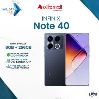 Infinix Note 40 8GB RAM 256GB Storage On Easy Installments (Upto 12 Months) with 1 Year Brand Warranty & PTA Approved With Free Gift by SALAMTEC & BEST PRICES