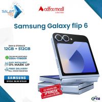 Samsung Z Flip 6 12GB RAM 512GB Storage On Easy Installments with 1 Year Brand Warranty & PTA Approved by SALAMTEC & BEST PRICES