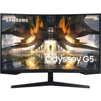 Samsung Odyssey G5 32" QHD Curved Gaming Monitor 165Hz 1ms, AMD FreeSync Premium, HDR10, VA - LS32AG550EMXZN (Installment)