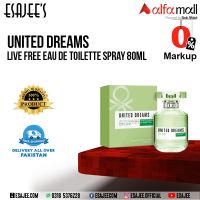 United Dreams Live Free Eau de Toilette Spray 80ml | Available On Installment | ESAJEE'S