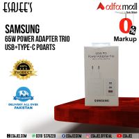 Samsung 65W Power Adapter Trio USB+Type-C Poarts l Available on Installments l ESAJEE'S