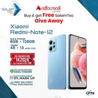 Xiaomi Redmi Note 12 8gb,128gb On Easy Installments (Upto 12 Months) with 1 Year Brand Warranty & PTA Approved with Giveaways by SALAMTEC & BEST PRICES