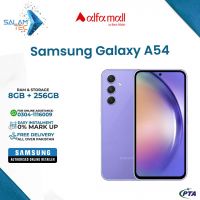 Samsung Galaxy A54 8GB RAM 256GB Storage On Easy Installments with 1 Year Brand Warranty & PTA Approved by SALAMTEC SALAM & BEST EXCLUSIVE PRICES