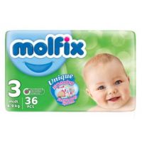 Molfix Diapers Twin Pack Midi (Pack of 36) - MTM36 (SNS)