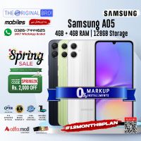 Samsung A05 | 4GB RAM | 128GB Storage | PTA Approved (Official) | 1 Year Warranty | Installments Upto 12 Months - The Original Bro Mobiles