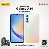 Samsung Galaxy A34 5G (8-256) PTA Approved with Official One Year Warranty by WOJOZO
