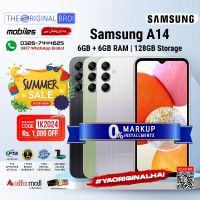 Samsung A14 6GB RAM 128GB Storage | PTA Approved | 1 Year Warranty | Installment - The Original Bro