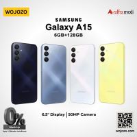 Samsung Galaxy A15 (6-128) PTA Approved with Official One Year Warranty on Installments by WOJOZO