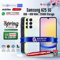 Samsung A25 5G | 8GB RAM | 256GB Storage | PTA Approved (Official) | 1 Year Warranty | Installments Upto 12 Months - The Original Bro Mobiles