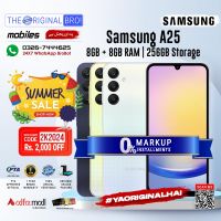 Samsung A25 5G 8GB RAM 256GB Storage | PTA Approved | 1 Year Warranty | Installments Upto 12 Months - The Original Bro