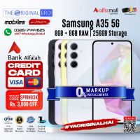 Samsung A35 5G | 8GB RAM | 256GB Storage | Installment | PTA Approved | 1 Year Warranty | The Original Bro Mobiles