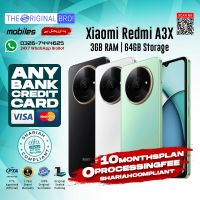 Redmi A3x | 3GB RAM | 64GB Storage | Any Bank Credit Card | 10 Months Installment - 0% Processing Fee - The Original Bro Mobiles