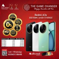 Redmi A3X 3GB RAM 64GB Storage | Installments Upto 12 Months - The Game Changer