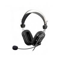 A4Tech Stereo Headphone With Mic Black (HS-50) - ISPK-0065
