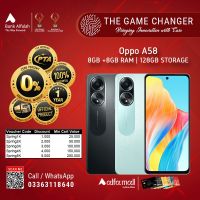 Oppo A58 8GB-128GB | 1 Year Warranty | PTA Approved | Installments - The Game Changer