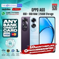 Oppo A60 | 8GB + 8GB RAM | 256GB Storage | Any Bank Credit Card | 10 Months Installment - 0% Processing Fee - The Original Bro Mobiles