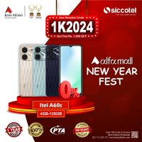 Itel A60s 4GB-128GB | 1 Year Warranty | PTA Approved | Monthly Installment By Siccotel Upto 12 Months