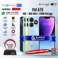 Itel A70 | 4GB RAM | 128GB Storage | Installment | PTA Approved | 1 Year Warranty | The Original Bro Mobiles