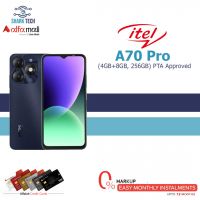 itel A70 Pro (4GB+8GB, 256GB) PTA Approved Non Active With Official Warranty - Installment - SharkTech