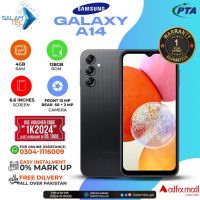Samsung Galaxy A14 4gb,128gb On Easy Installments (12 Months) with 1 Year Brand Warranty & PTA Approved With Free Gift by SALAMTEC & BEST PRICES