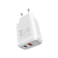 Faster 20W QC+PD Dual Port Fast Wall Charger (FAC-950) - Non Installments - ISPK-0184