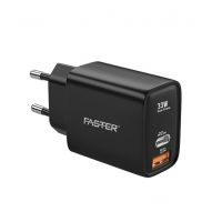 Faster Dual Port USB 22.5W Quick Charge 3.0 Fast Wall Charger (PD-33W) - ISPK-0066