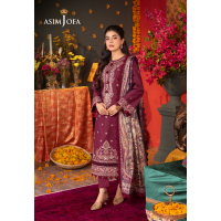AJRA-08 EMBROIDERED LAWN 3 PCS