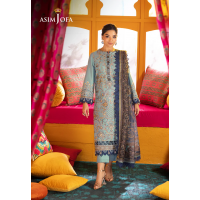 AJRA-12 EMBROIDERED LAWN 3 PCS