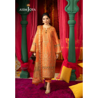 AJRA-14 EMBROIDERED LAWN 3 PCS