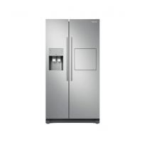 Samsung Inverter Side-By-Side Refrigerator With Water Dispenser 18 Cu Ft (RS50N3913SA/EU)-Silver - On Installments - ISPK-0055