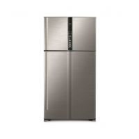 Hitachi Freezer-on-top Refrigerator 34 Cu Ft Texture White (RV-990PK1K)-Brilliant Silver - On Installments - ISPK-0055