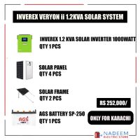 INVEREX 1.2 SOLAR SYSTEM ONLY FOR KARACHI 